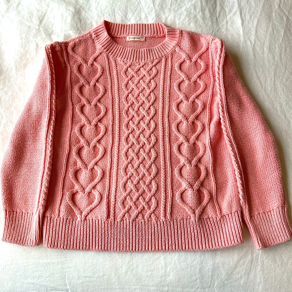 Crewcuts Pink Cotton Sweater